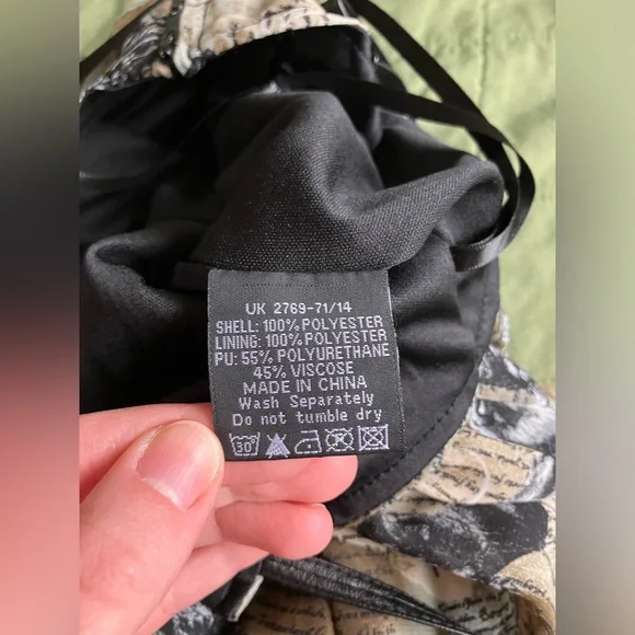 Hot Topic Spin Doctor Luna printed gothic dress - Picture 8 of 16